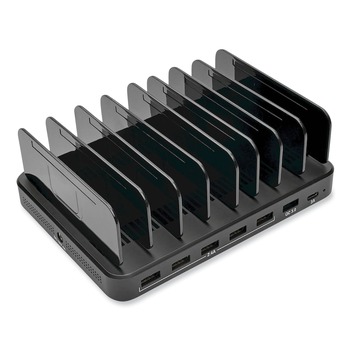 Tripp Lite U280-007-CQC-ST 4.9 in. x 2.6 in. x 6.6 in. 7 Devices USB Charging Station with Quick Charge - Black
