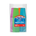 Cups and Lids | Hefty C2-1637 16 oz. Easy Grip Disposable Plastic Party Cups - Assorted Colors (400/Carton) image number 3