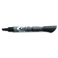 Washable Markers | Quartet 5001-2MA Broad Chisel Tip EnduraGlide Dry Erase Marker - Black (1 Dozen) image number 2