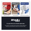 Paper Towels and Napkins | WypAll 41041 11.1 in. x 16.8 in. Power Clean X80 Heavy Duty Cloths - Blue (160/Carton) image number 2