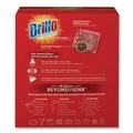Sponges & Scrubbers | Brillo 23318 2.5 in. x 3 in. Steel Wool Soap Pads - Gray/Pink (12/Carton) image number 1