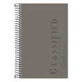 Notebooks & Pads | TOPS 73507 8.5 in. x 5.5 in. Sheets 1-Subject Narrow Rule Color Notebooks - Graphite Cover image number 0