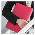File Folders | Smead 77205 2 in. Expansion 1 Section Letter Size Elastic Cord Closure Expanding Wallet - Red (10/Box) image number 4