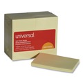 Sticky Notes & Post it | Universal UNV35692 3 in. x 5 in. Self-Stick Note Pads - Yellow (18/Pack) image number 0