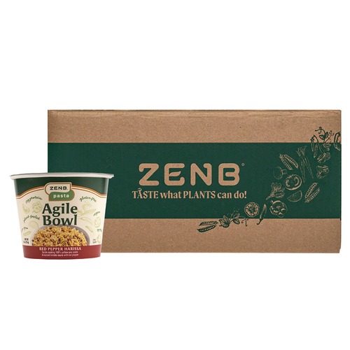 Snacks | Dolcetto OFX02839 2.8 oz. Bowl Instant Meals - Red Pepper Harissa Pasta (1-Carton) image number 0