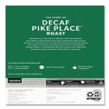 Coffee | Starbucks 12434952 Coffee K-Cups - Pike Place Decaf (96/Carton) image number 7