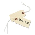 Dividers & Tabs | Avery 12508 6.25 in. x 3.13 in. 11.5 pt Stock Strung Shipping Tags - Manila (1000/Box) image number 1
