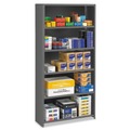 Office Filing Cabinets & Shelves | Tennsco ESPC-6-1236 36 in. x 12 in. x 75 in. Six-Shelf Closed Commercial Steel Shelving - Medium Gray image number 0