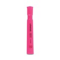 Highlighters | Universal UNV08865 Fluorescent Ink Chisel Tip, Desk Highlighters - Pink (1 Dozen) image number 0