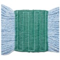  | Boardwalk BWK502BLCT 5 in. Headband Super Loop Cotton/Synthetic Fiber Wet Mop Head - Medium , Blue (12/Carton) image number 2