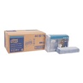 Paper Towels and Napkins | Tork 440278 4-Ply 12.8 in. x 16.4 in. Unscented Industrial Paper Wiper - Blue (450/Carton) image number 0