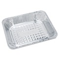  | Handi-Foil 205930 4.56 in. x 5.56 in. x 1.63 in. 1 lbs. cap. Aluminum Oblong Container - Silver (1000/Carton) image number 0