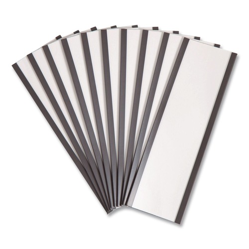 Label & Badge Holders | U Brands 5160U00-15 6 x 2 Magnetic Card Holders - Black (10/Pack) image number 0