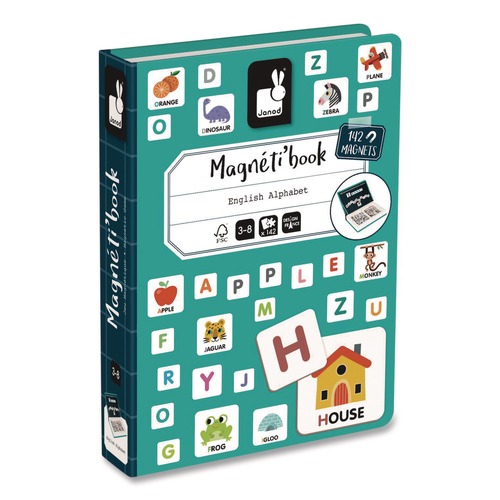 Office & Office Supplies | Janod J02712 Ages 3 to 8 Alphabet Magneti'books image number 0