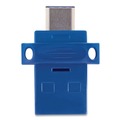 Office Electronics & Batteries | Verbatim 99154 Store ‘n' Go 32 GB Dual USB 3.0 Flash Drive for USB-C Devices - Blue image number 3