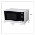 Breakroom Supplies | Avanti MT7V0W 700 Watts 0.7 cu-ft. Microwave Oven - White image number 3