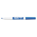 Washable Markers | EXPO 86003A Low-Odor Bullet Tip Dry-Erase Marker - Fine/Blue (1-Dozen) image number 2