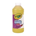 Acrylic & Tempera Paint | Crayola 543115034 Artista II 16 oz Washable Tempera Paint - Yellow image number 0