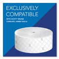 Paper Towels and Napkins | Scott 09602 Essential Coreless Jumbo Roll 14.25 in. x 6 in. x 9.75 in. Tissue Dispenser for Business - Black image number 2