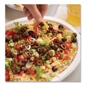  | Chinet 21257 9.75 in. x 12.5 in. Classic Oval Platter Paper Dinnerware - White (500/Carton) image number 1