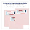 Labels | Avery 27900 5.06 in. x 7.63 in. Inkjet/Laser Printers Shipping Labels with Paper Receipt Bulk Pack - White (100/Box) image number 5