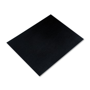 Pacon P5448-1 22 in. x 28 in. Peacock Four-Ply Railroad Board - Black (25/Carton)