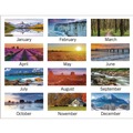 Notebooks & Pads | AT-A-GLANCE 89802 12-Month (Jan to Dec): 2026 22 in. x 17 in. Landscapes Photography Landscape Panoramic Desk Pad - White Sheets, Clear Corners image number 2