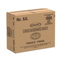  | Dart 8JL Vented Plastic Lids for 8 oz. to 10 oz. Hot/Cold Foam Cups - White (100/Pack, 10 Packs/Carton) image number 3