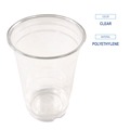 Cups and Lids | Boardwalk BWKPET14PK 14 oz. Plastic PET Cups - Clear (50/Pack) image number 3