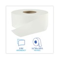  | Boardwalk SOD410320 3.2 in. x 525 ft. 2 Ply Septic Safe Jumbo Roll Bathroom Tissue - White (12/Carton) image number 1