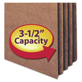 File Folders | Smead 74224 3.5 in. Expansion Legal Size Redrope Drop Front File Pockets (25/Box) image number 5