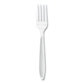 Cutlery | SOLO HSWFX-0007 Impress Heavyweight Full-Length Polystyrene Cutlery Fork - White (100/Box) image number 0