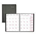 Notebooks & Pads | Brownline CB1262.BLK 11 in. x 8.5 in. 14-Month: Dec 2024 to Jan 2026 Essential Collection Ruled Monthly Planner - Black Cover image number 0