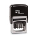Stamps & Stamp Supplies | COSCO 2000PLUS 065005 1.75 in. x 0.94 in. 4 Messages Economy Message Dater - Red/Blue image number 0