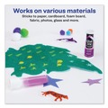 Adhesives & Glues | Avery 98079 0.26 oz Applies Purple and Dries Clear Permanent Glue Stic Value Pack (18/Pack) image number 6