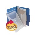 File Folders | Smead 68191 Letter/Legal Size 2-Hole Punched Poly Expanding Jackets - Clear (24/Box) image number 2
