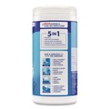 Hand Wipes | LYSOL Brand 19200-89346 7 in. x 7.25 in. 1-Ply Disinfecting Wipes - Crisp Linen/White (6/Carton) image number 5
