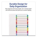 Dividers & Tabs | Avery 11843 1 - 12 Tab 11 in. x 8.5 in. Customizable TOC Ready Index Divider Set - Multicolor (1 Set) image number 7