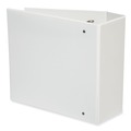 Binders | Universal UNV20997 5 in. Capacity 11 in. x 8.5 in. 3-Slant-Ring View Binder - White image number 4
