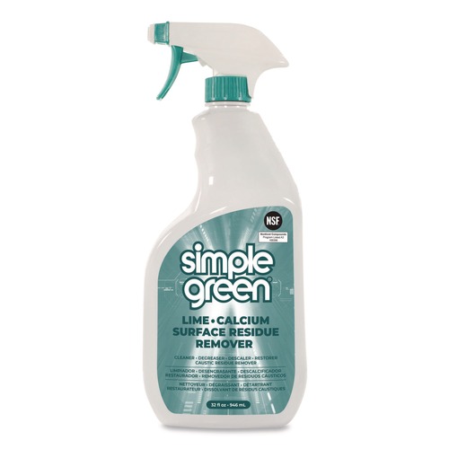 All-Purpose Cleaners | Simple Green 1710201200032 Lime Calcium Surface Residue Remover, 32 oz Spray Bottle, 12/Carton image number 0