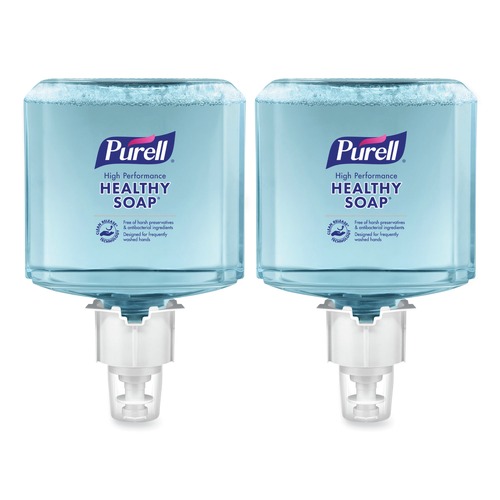 Soap Dispensers | PURELL 5085-02 CLEAN RELEASE Technology (CRT) HEALTHY SOAP 1,200 mL High Performance Foam For ES4 Dispensers - Fragrance-Free (2/Carton) image number 0