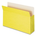 File Jackets & Sleeves | Smead 74233 3.5 in. Expansion Colored File Pockets - Legal, Yellow image number 0