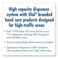 Clearance Center | Dial Professional 17000 20078 Dial 1700 12.66 in. x 7.07 in. x 3.95 in. 1.7 Liter Manual Dispenser - Pearl (3/Carton) image number 4