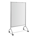 White Boards | Safco 8511GR 42 in. x 21.5 in. x 72 in. Impromptu Magnetic Whiteboard Collaboration Screen - Gray/White image number 2