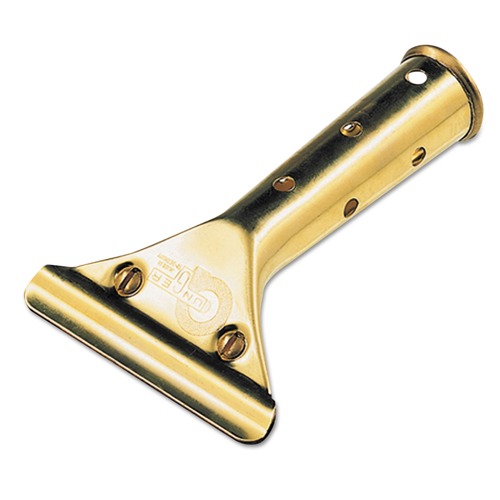 Cleaning Tools | Unger GS000 4.5 in. Golden Clip Brass Squeegee Handle image number 0