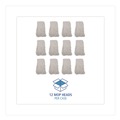 Mops | Boardwalk BWKRM03032S Cut-End Rayon Wet Mop Heads - White (12/Carton) image number 6