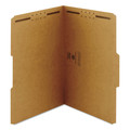 File Folders | Smead 19837 0.75 in. Expansion 1/3-Cut Top Tab Fastener Folders, 2 Fasteners - Legal Size/Kraft Exterior (50/Box) image number 1