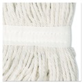 Mops | Boardwalk BWK2020RCT #20 Cut-End Rayon Wet Mop Head - White (12/Carton) image number 3
