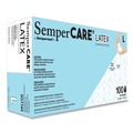 Disposable Gloves | SemperCare SCLT104 5 mil Powder-Free Latex Examination Gloves - Large/Cream (1000/Carton) image number 0