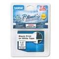 Labels | Brother P-Touch TZE261 1.4 in. x 26.2 ft. TZe Standard Adhesive Laminated Labeling Tape - Black on White image number 1